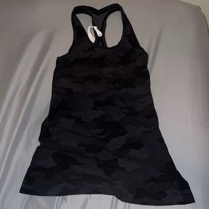 Lulu lemon black camo tank top